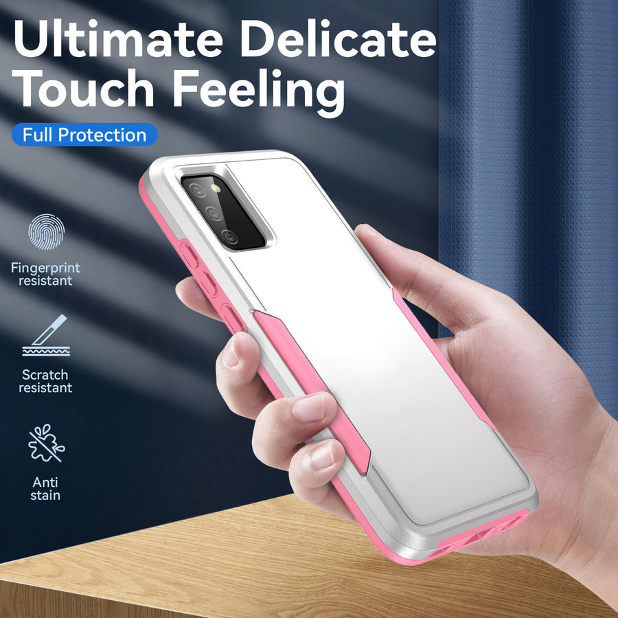 "Trailblazer 2-in-1 Unifarbene Handyhülle mit Kabelloser Ladefunktion für iPhone - All-Inklusive Glasdesign, TPU+PC"
