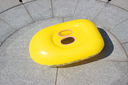 "Wasserspaß für Kinder: Aufblasbarer Babysitz-Schwimmring im Cartoon-Muster, PVC, 65 * 45CM - Schwimmbad Spielzeug"