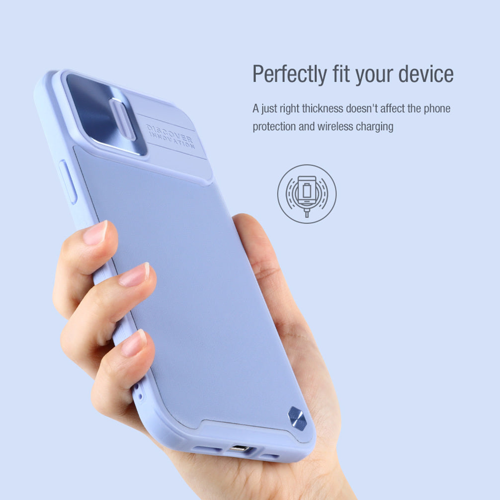 "Stylische Handyhülle mit Objektiv-Schutzabdeckung, Stoßfest, Kompatibel mit iPhone Modellen, Farben: Schwarz, Cyan, Lila"